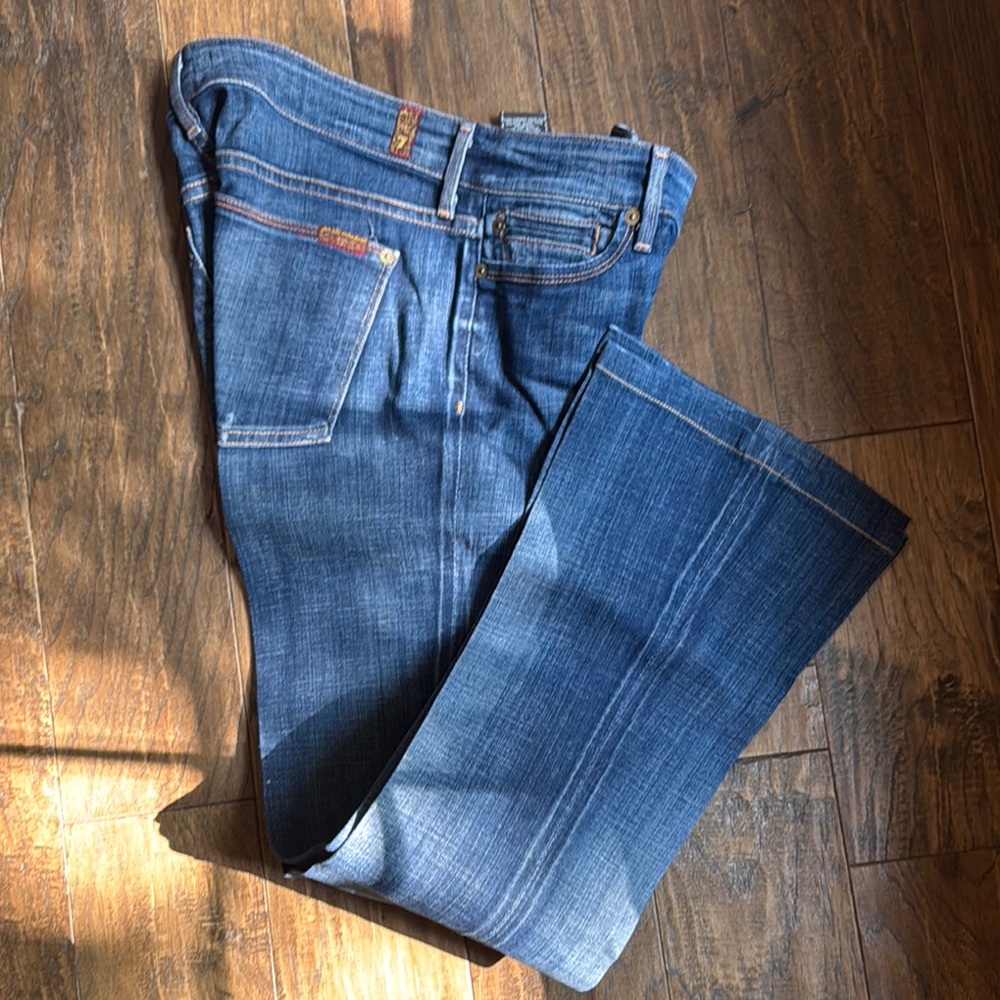 7 For All Mankind Light Blue Denim Jeans